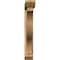 Ekena Millwork Funston Slat Smooth Bracket w/ Offset Brace, Western Red Cedar, 5 1/2"W x 36"D x 36"H BKT0604X36X36FST06SWR - alternate 4